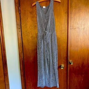 Caution to the Wind Striped Romper